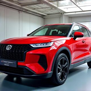 The same SUV after detailing, sparkling clean and pristine.